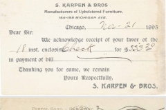 1985-Receipt Card-Nov