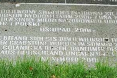 Memorial footstone-Wagroviec