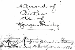 Moritz Karpen-Birth- Family Records