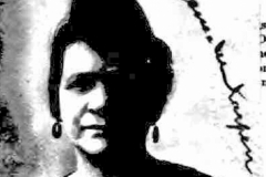 Eugenia Wilhehmina Svensson Karpen, wife of Adolph, 1919.