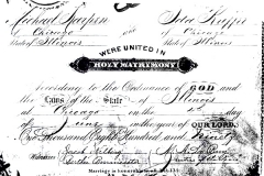 Mike Karpen-Ida Kuffer- Marriage Certificate