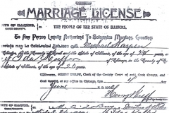 Mike Karpen -Ida Kuffer-marriage license
