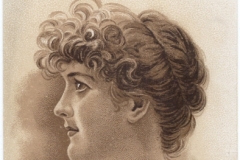 1887-Trade Card-Woman Corsage